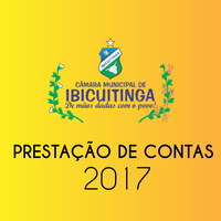 Câmara Municipal publica a PRESTAÇÃO DE CONTAS do exercício de 2017